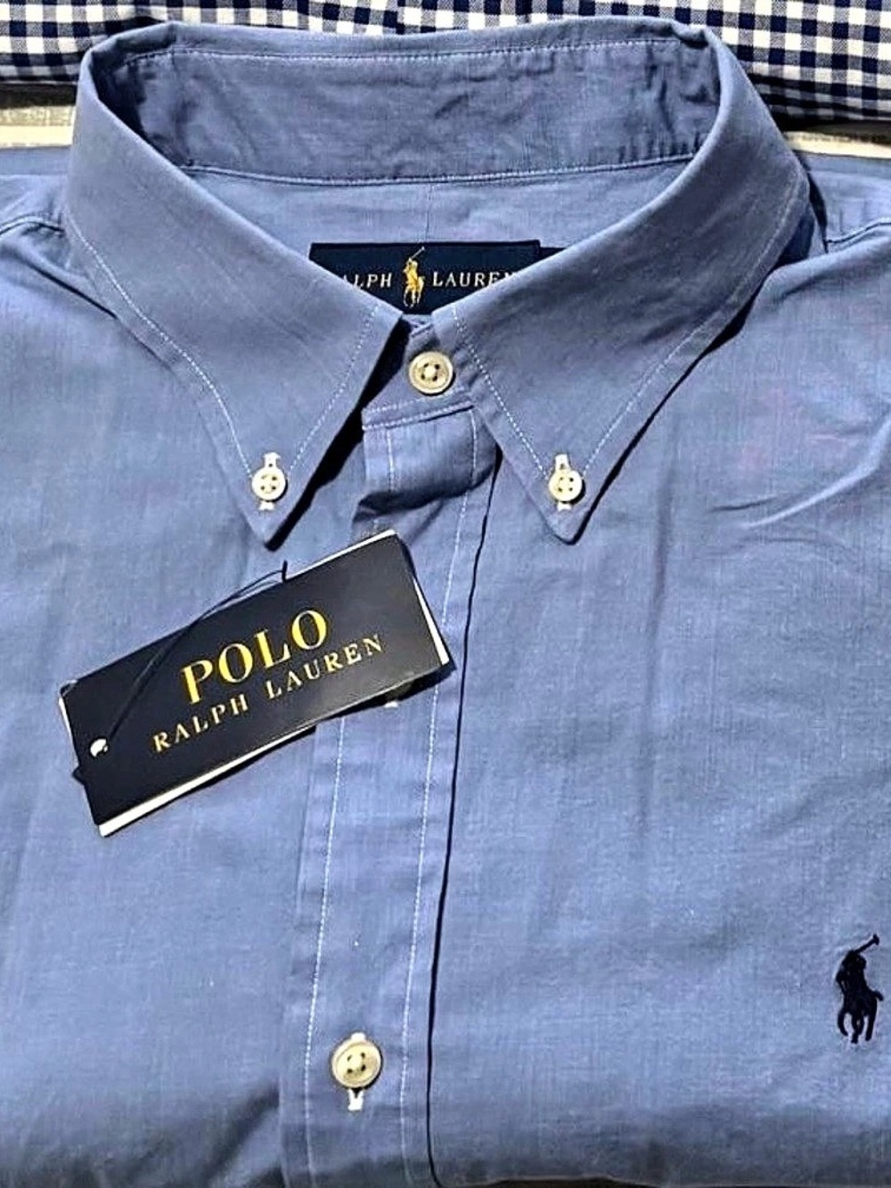 Polo Ralph Lauren Classic Fit Cotton Oxford Shirt Blue